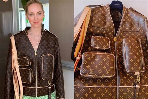 louis vuitton prezzo giacca chiara ferragni|Chiara Ferragni in estate con la giacca di pelle, ecco .